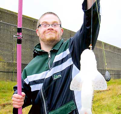 Jack wood with a dogfish.