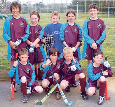 Templeton ‘A’ : back - Tom Walters, Ramona Sharples, Rhys Thomas (GK), Emily Griffiths and Ewan Meredith; front - Jack Burchmore, Dafydd Bevan, Harry Phillips and Charlotte Harries.