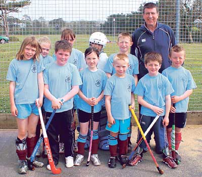 Templeton ‘B’: back - Louise Hayward-Clewer, Charlotte Roch, Ben Tanner (GK), Cameron Scourfield and Mr Perkins (head teacher); front - Lauren Davies, Toby Traylor, Megan Hicks, Euan Lewis, Kieran Vaughan and Jamie Ebsworth.