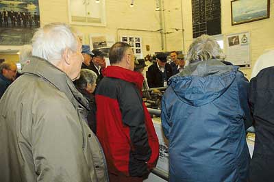 Passengers from the cruise ship visiting the Sunderland Trust.