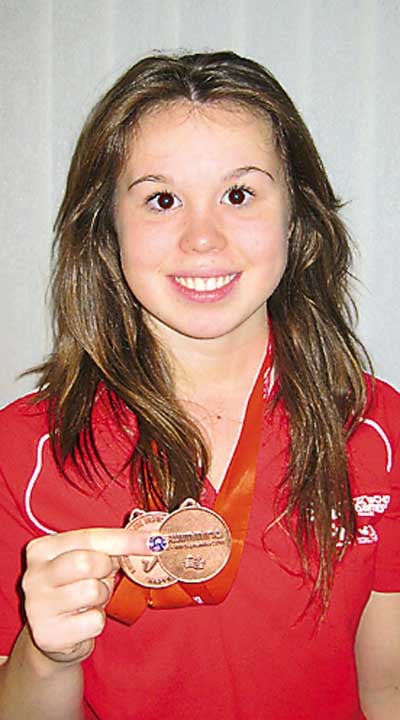 More medals for Bethan Davie at the 2011 UK Schools Games in Sheffield.