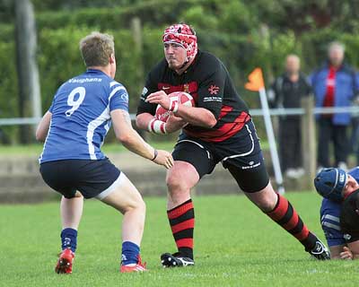 Johnny Palmer on the attack.