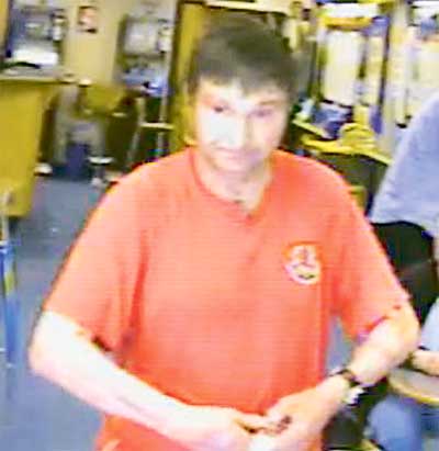 A CCTV still of Mason shown court during the trial.
