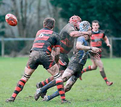 More big defence from Jonny Palmer.
