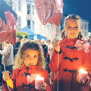 Tenby town’s thoughts and prayers were with beautiful little April Jones in a poignant candlelit vigil on Monday evening. Around 200 people attended the gathering in Tudor Square, exactly a week after five-year-old April’s disappearance in Machynlleth. Pic. Gareth Davies Photography