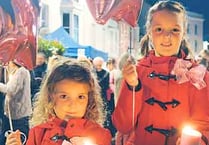 Candelit vigil for missing April