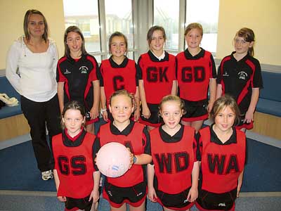 Nine pupils from Year 6 went to Bloomfield to play in the Urdd netball tournament. This was the first time that they wore the new school kit. The team looked great and played superbly, winning four out of their five games. Well done girls!