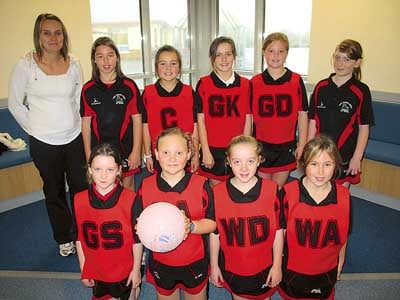 Nine pupils from Year 6 went to Bloomfield to play in the Urdd netball tournament. This was the first time that they wore the new school kit. The team looked great and played superbly, winning four out of their five games. Well done girls!