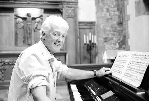 Gareth Holden showcased his classical digital piano.