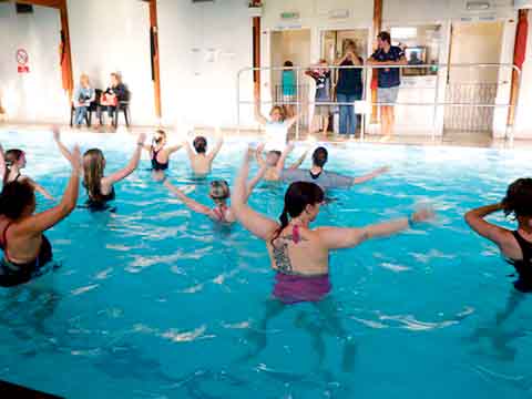 Aqua-fit with Jenny Price.