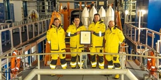 Awards recognise another busy year for Tenby RNLI’s Lifeboat crew