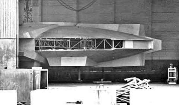 The iconic movie spaceship being built in Pembroke Dock