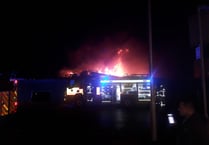 Former social club destroyed after 'second fire in five days'