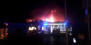 Former social club destroyed after 'second fire in five days'