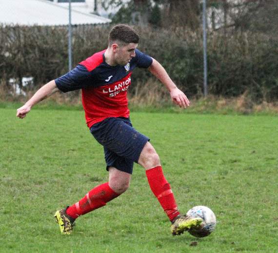 Martyn Carroll scores Monkton's fourth goal from a superb Blake James pass. Pic Susan McKehon