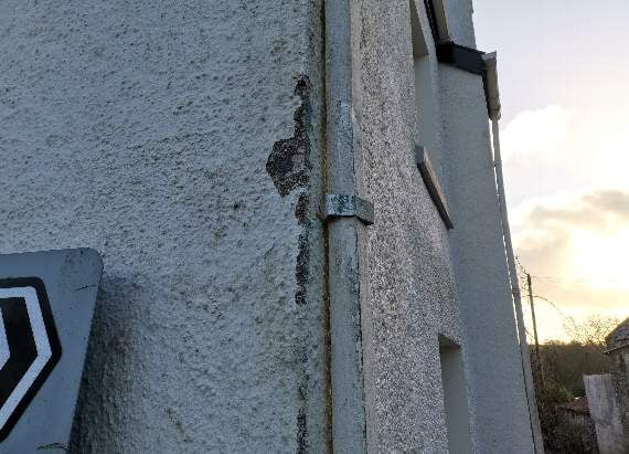 ...and the side of a property