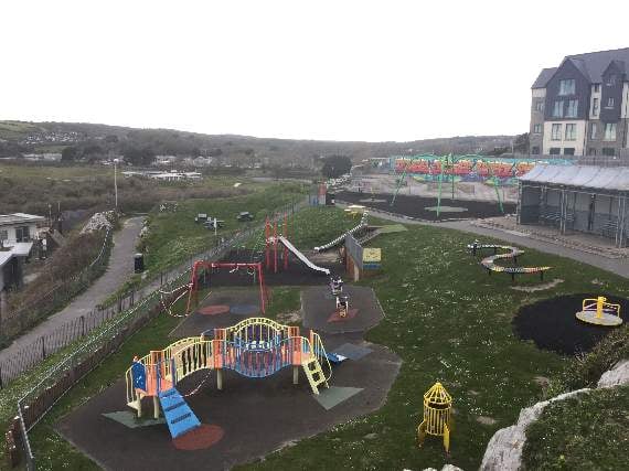 Reports of youngsters congregating at Tenby's skate and play park temporarily cordoned off over lockdown have been made to police