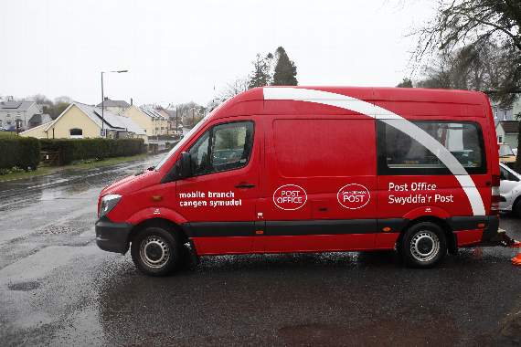 The Post Office van in Templeton