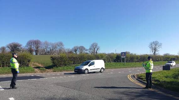 Road policing units were carrying out stop checks on vehicles