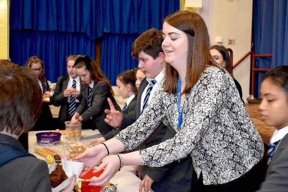 To support the event, Greenhill held a cake sale in the Main Hall