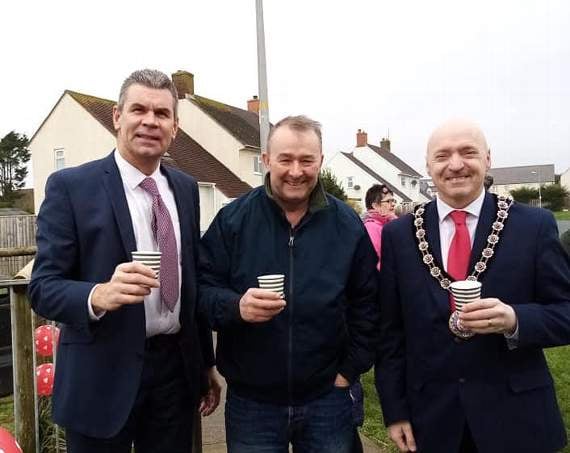 Members of the community were joined by, local County Councillor Phil Kidney, MP?Simon Hart and Pembrokeshire County Council Chair Dr Simon Hancock JP for the unveiling.