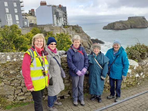 Steadies-2 group enjoying the views,