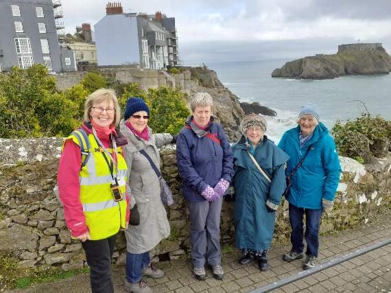 Steadies-2 group enjoying the views,