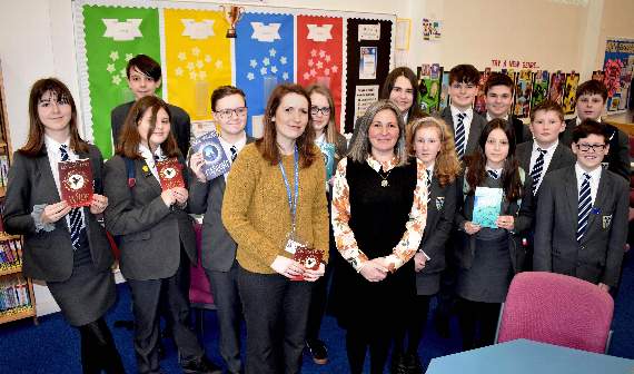 The first Children’s Laureate Wales, Eloise Williams, recently visited Greenhill Library