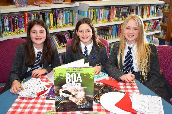 For World Book Day, Greenhill students ‘taste-tested’ some of the new books in the ‘Book Café’.
