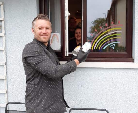 The whole aim of ‘Tinman Tuesday’ is to help and support community food bank by safely collecting tins from a driveway or wall.