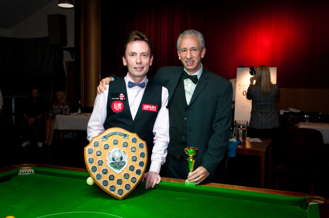 Terry Bradley (right) with Ken Docherty                         PHOTO BY TIM HUDSON