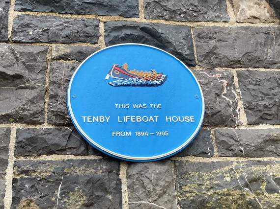 The former lifeboat station building was constructed in 1895 and was operated by the RNLI until 1905.