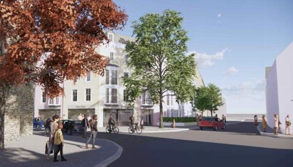 An artist’s impression of the proposals.