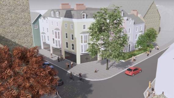 An artist’s impression of the proposals.