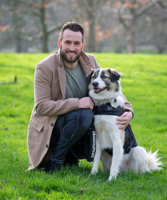 Barrie and Sean. Pic. The Kennel Club and Flick Digital