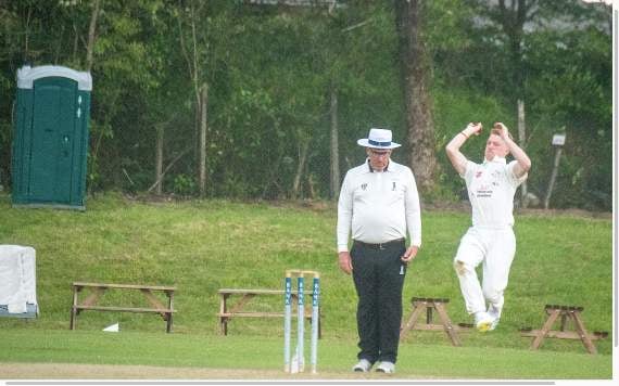 Paceman Jack Weaving took two wickets.