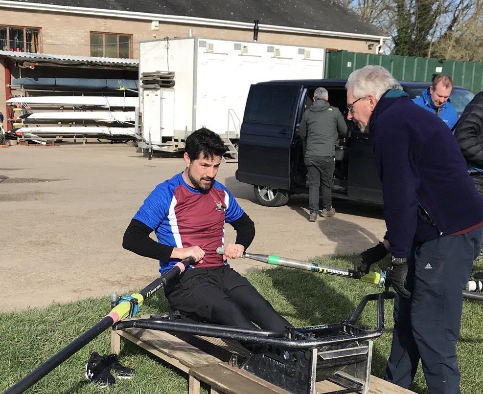 TV presenter Craig Doyle was put through his paces at Ross-on-Wye RC last week