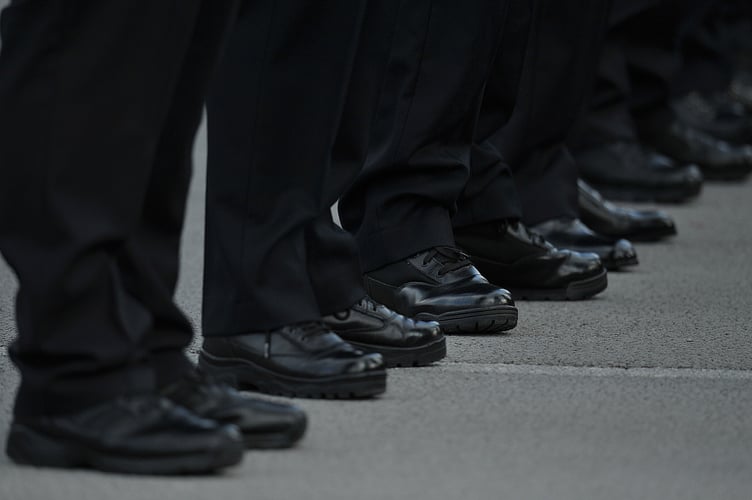 For use with RADAR content only.
Generic stock photo of Metropolitan Police officers boots during a Metropolitan Police passing out parade for new officers at Peel House in Hendon.
For use with RADAR content only.