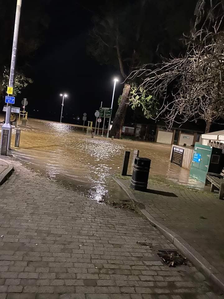 Flooding in Builth