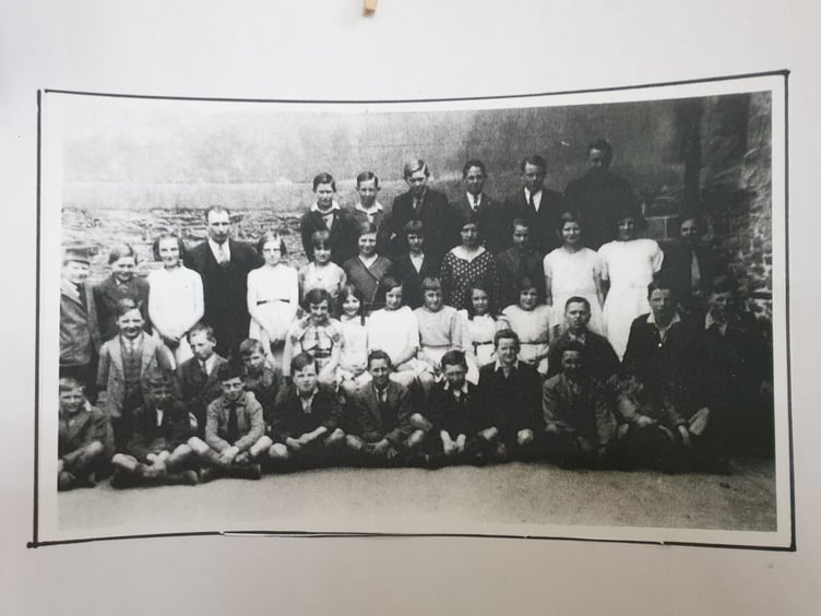John and his School class photograph from the 1930s