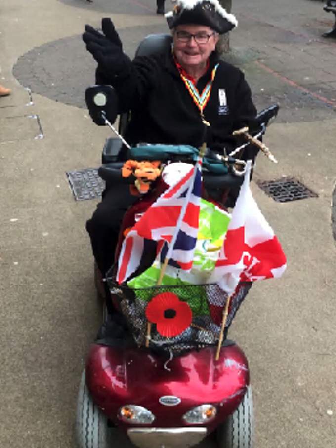 Newton Abbot said farewell to its first Honorary Freeman Henry Cole