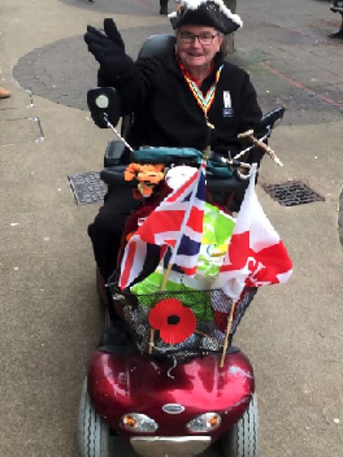 Newton Abbot said farewell to its first Honorary Freeman Henry Cole