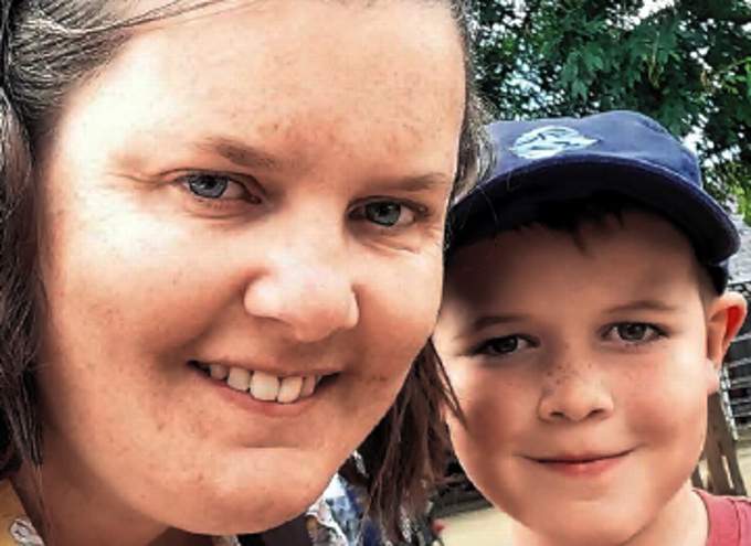 Sabrina Sharp and her son James