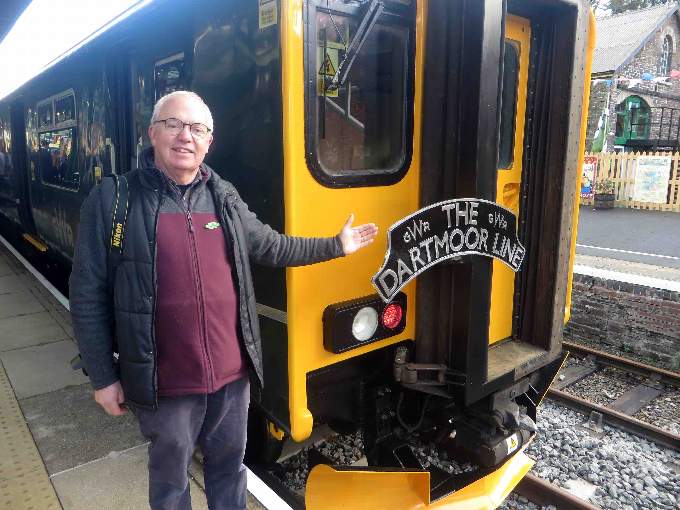 Paul Vodden of Sandford, chairman, Dartmoor Rail Association. SR 0791