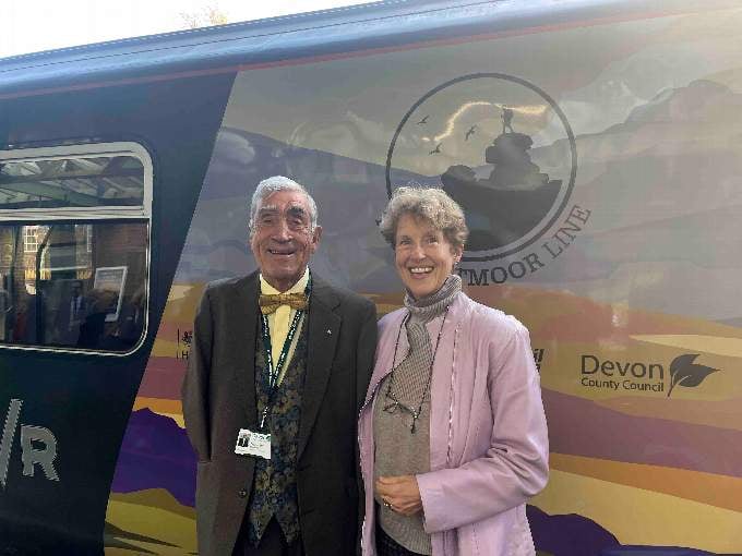 Frank Letch, County Councillor for Crediton and Mrs Natalia Letch, attended the launch.
