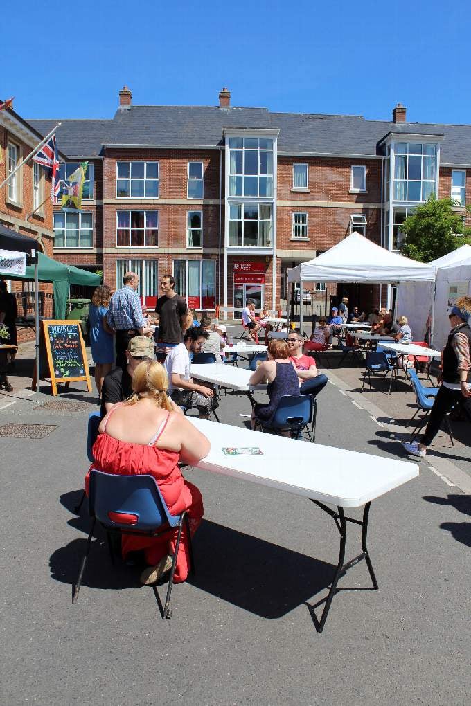 A Big Sunday Lunch will be held in the Town Square as part of the celebrations.