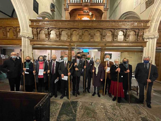 Churchwardens from the parishes Rev Janet May will serve before the service. AQ 2901