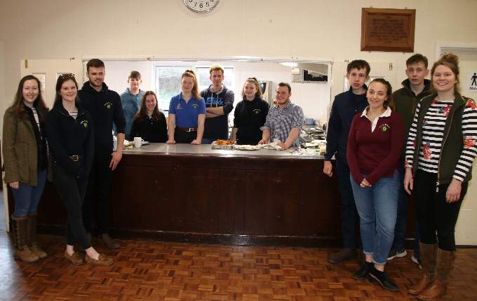 YFC members and helpers worked hard at the event.