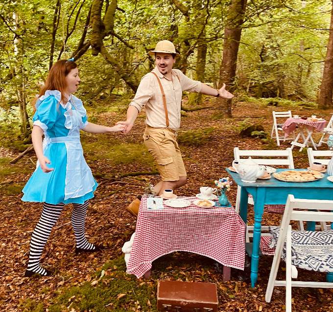 Jane (Alex Stewart) and Lawrence Livingstone (Adam Kurton) from 'Between the Lines'. Photo: Minna Gibbs-Nicholls