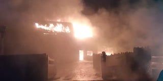 Major fire at Aveton Gifford